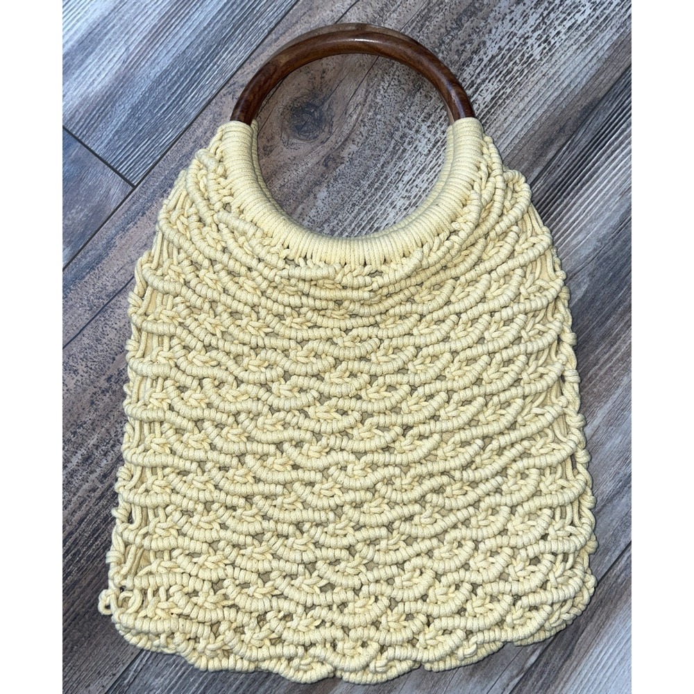 Sigrid‎ Olsen Handcrafted Wood  Handbag